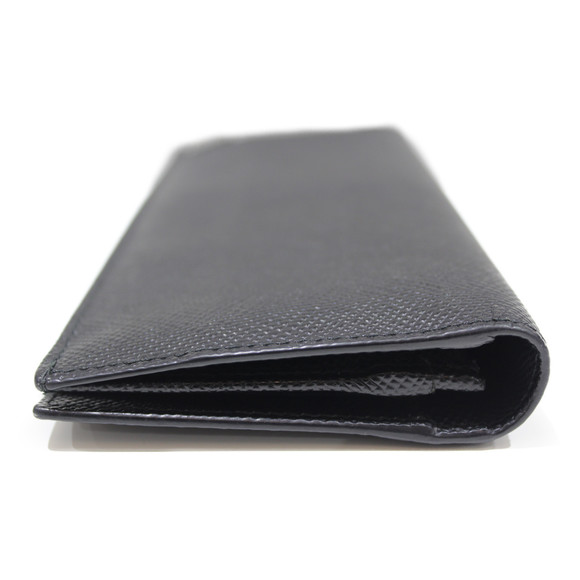 Prada Bi-fold Long Wallet Leather Black - Picture 3 of 11